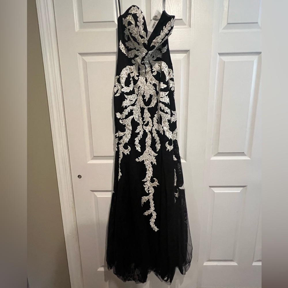 Black Lace Jovani Dress Size 8 Brand New w/ Tags